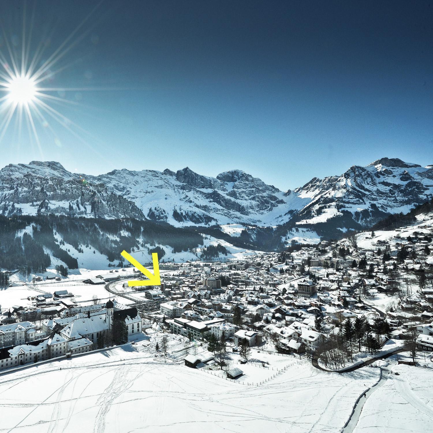 Apartment 302 - Zentrales Studio Engelberg Exteriér fotografie
